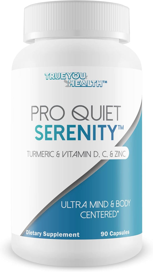 Natural Stress Relief Supplement for Calming Mind and Body - Mood Support Formula for Men & Women - Promotes Relaxation and Mood Balance - Quiet Serenity Mood Support Formula