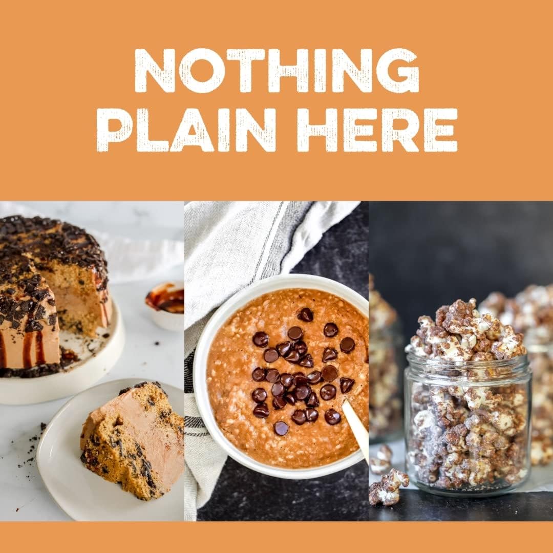 Natural Sweetened Chocolate Peanut Butter Whey Protein Powder, Cold-Processed with 20g Protein - 30 Servings