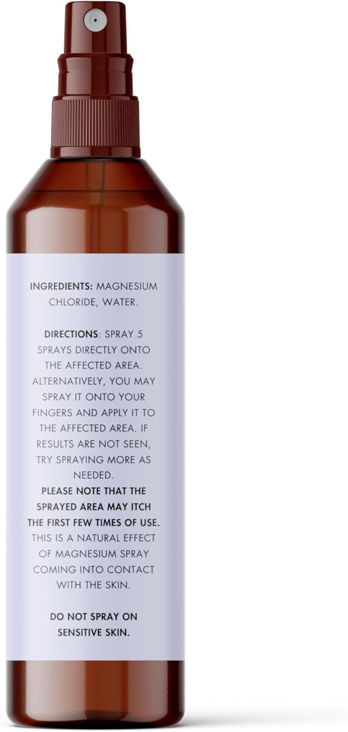 Natural TMJ Relief Spray with Pure Magnesium Oil for Jaw Pain - Denticare Naturals DentiCare JawEase, 4 oz.