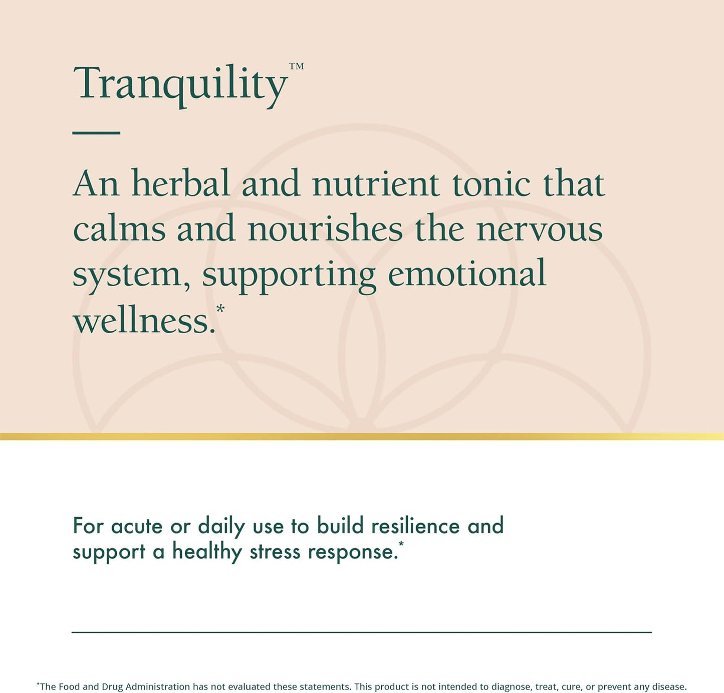Natural Tranquility Supplement with L-Theanine, Lemon Balm, Saffron, Kava, Skullcap, Lavender, Passion Flower - Promotes Relaxation - 90 Capsules