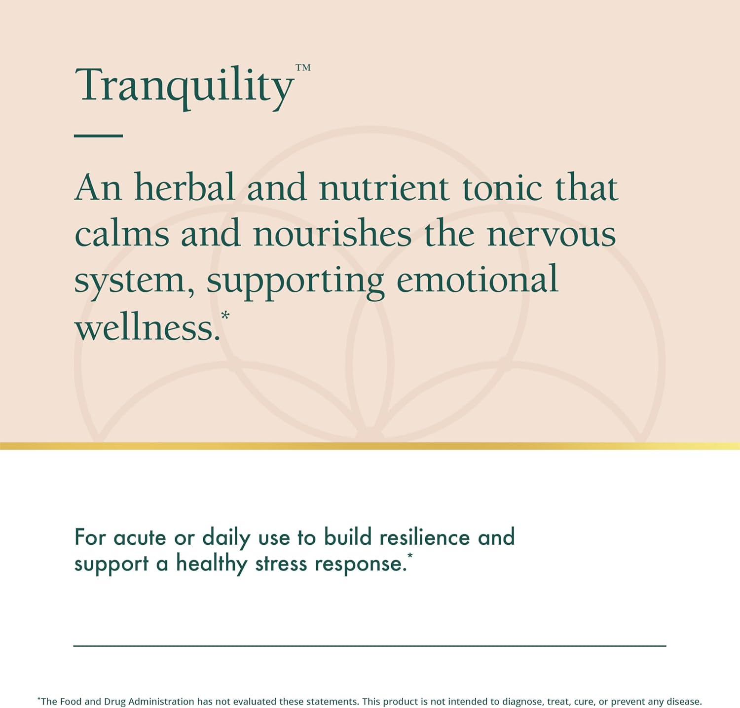 Natural Tranquility Supplement with L-Theanine, Lemon Balm, Saffron, Kava, Skullcap, Lavender, Passion Flower - Promotes Relaxation - 90 Capsules