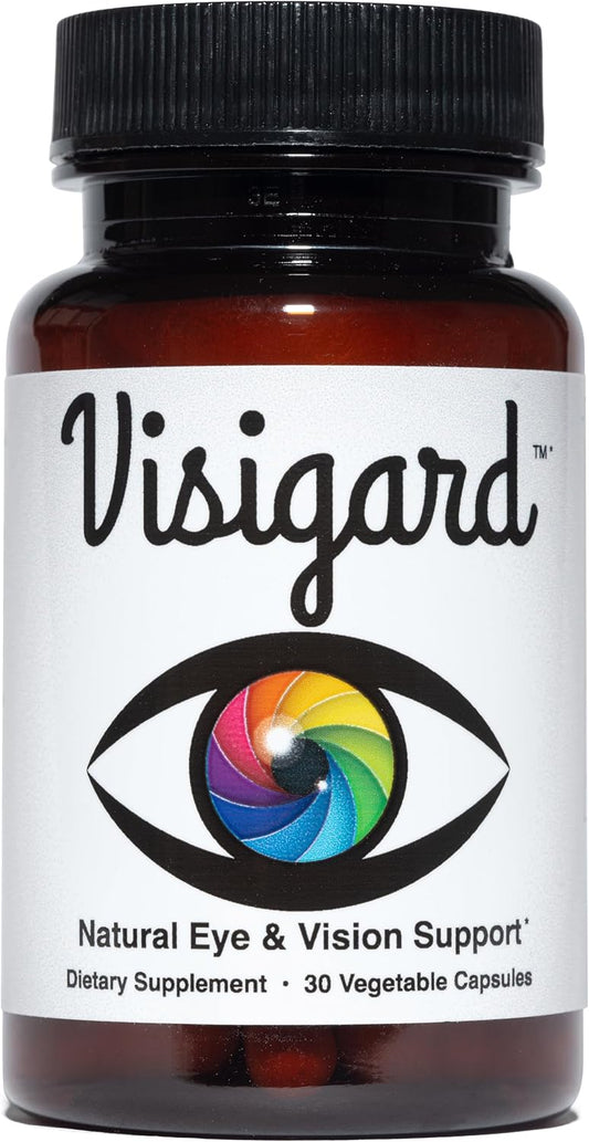 Natural Vision Support Supplement - Non-GMO, Vegan, Gluten-Free - Visigard