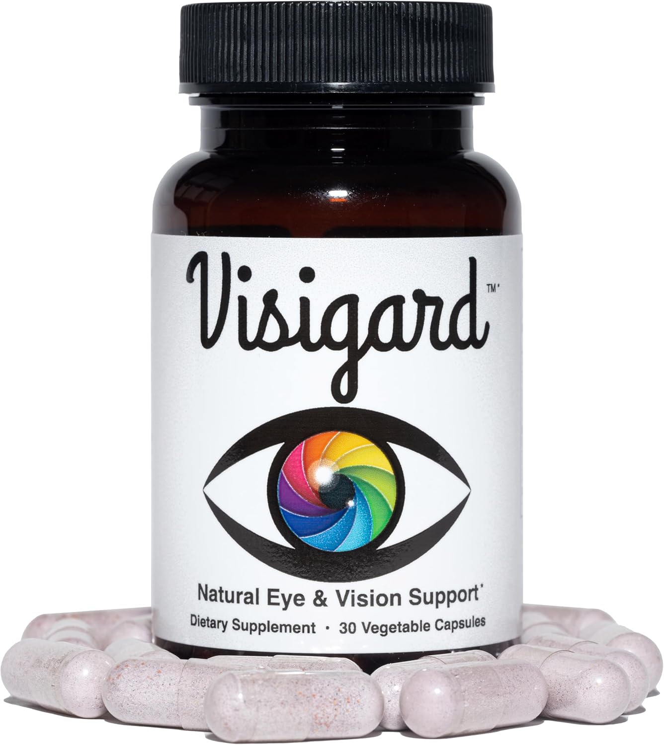Natural Vision Support Supplement - Non-GMO, Vegan, Gluten-Free - Visigard