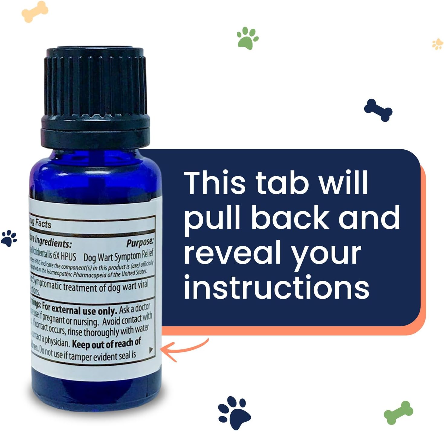 Naturasil All-Natural Dog Warts Remover - Fast-Acting Thuja & Plant Extracts for Gentle Pet Skin Blemish Removal | Safe for Dogs 3+ Months | 15mL Bottle