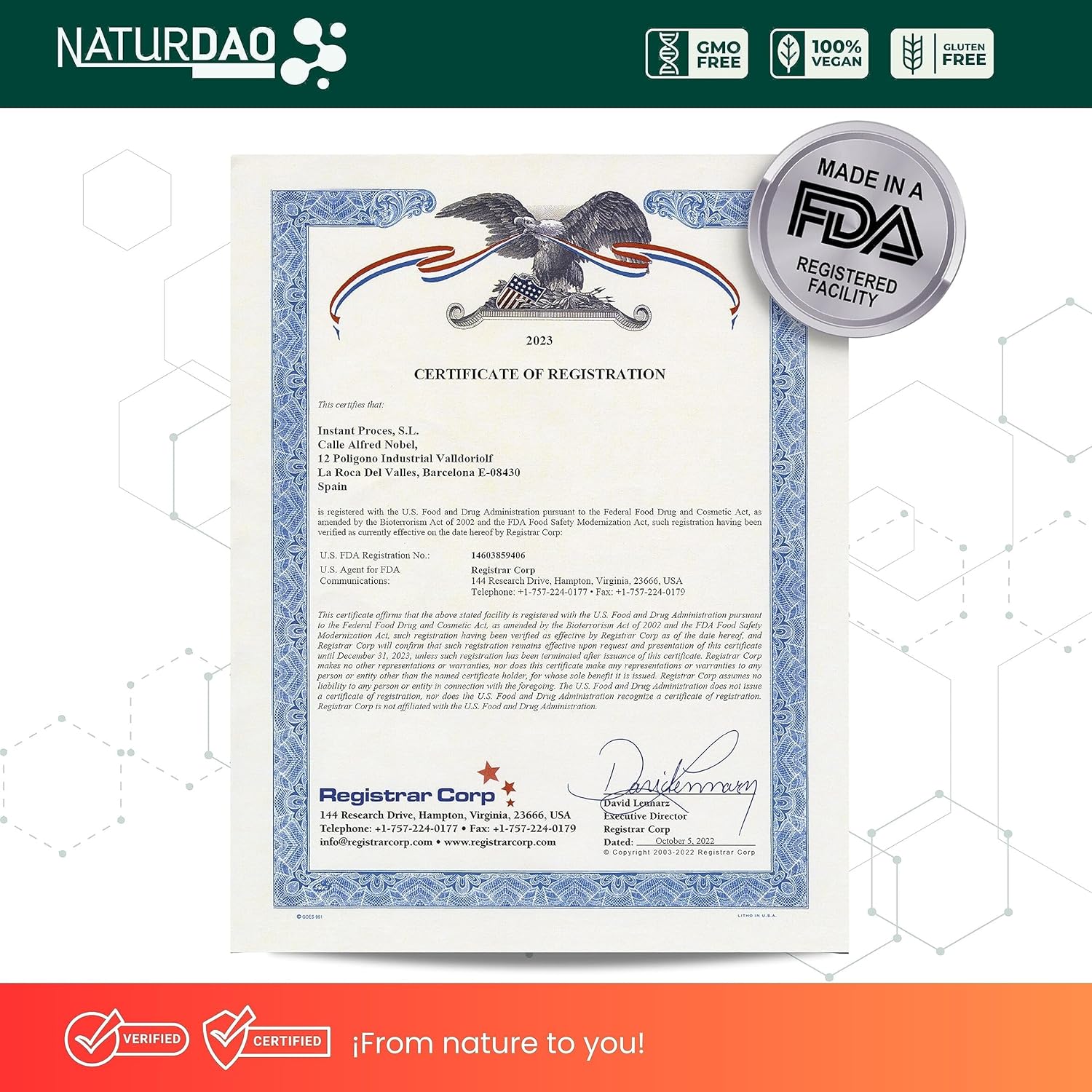NATURDAOCOM LEGUMACTIVE NATURDAO Plus - DAO Enzyme and Catalase Enzyme - Advanced Histamine Blocking Formula - 60 Tablets