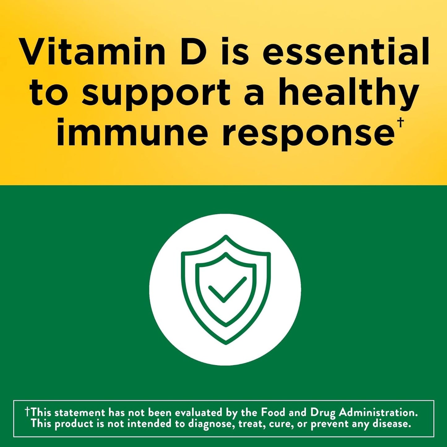 Nature Made Vitamin D3 1000 IU (25 mcg) Supplement for Bone, Teeth, Muscle & Immune Health - 300 Tablets, 100 Days Supply (3 Pack)