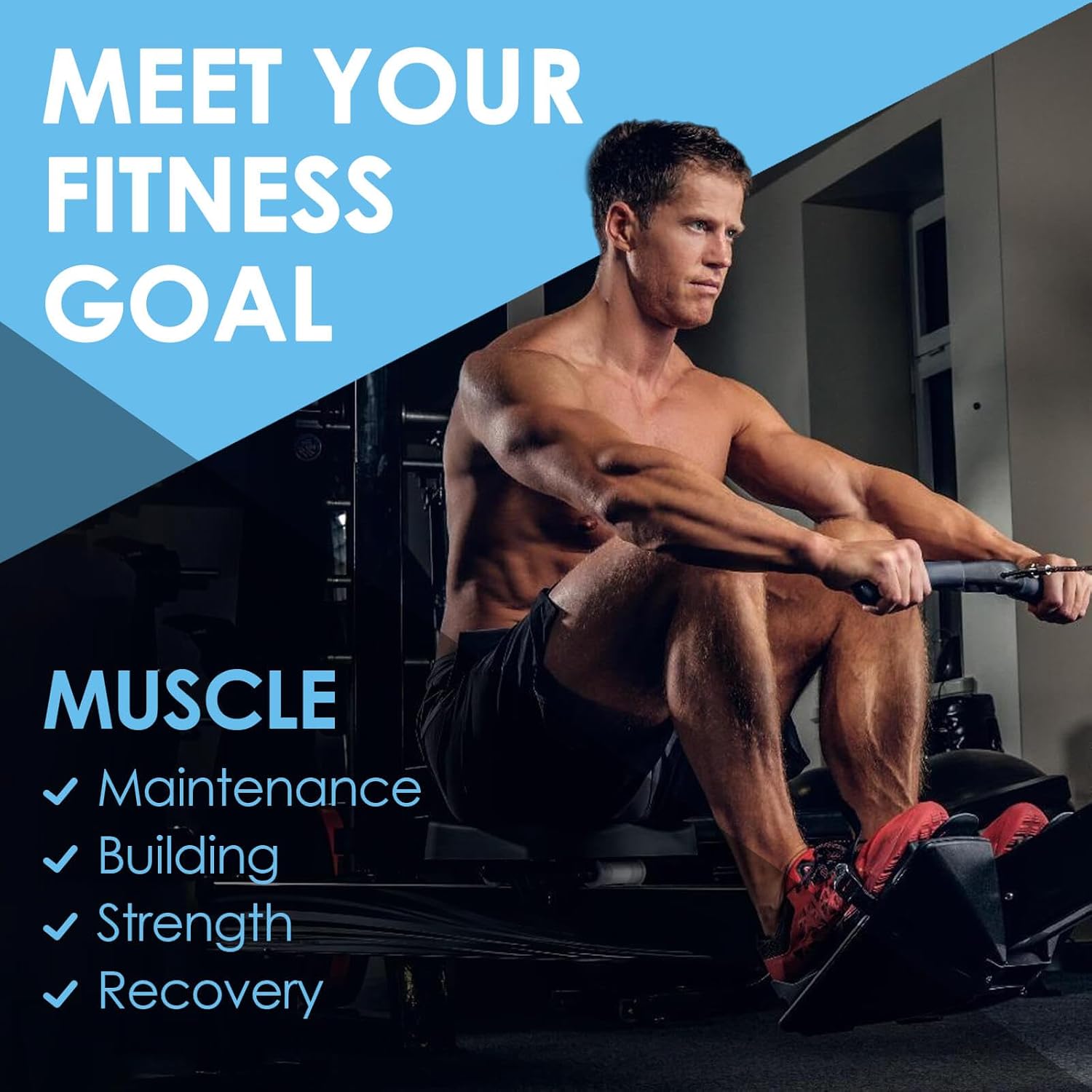 NATURE TARGET Unflavored Whey Isolate Protein Powder - 26g Protein, 5.5g BCAAs - Muscle Growth & Recovery - Gluten Free - 1.10 lb (500g) - 16 Servings