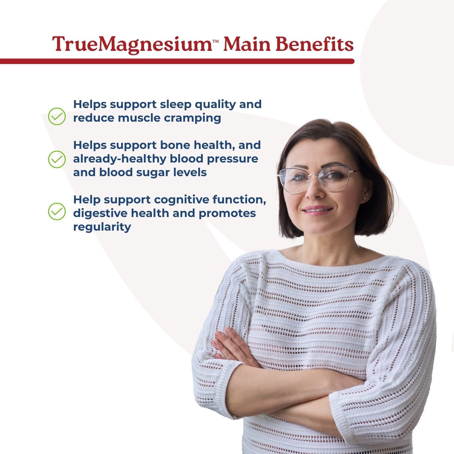 NatureCity TrueMagnesium Chelated Bisglycinate - Highly Absorbable Magnesium Supplement for Sleep and Stress - 60 Servings for Women and Men