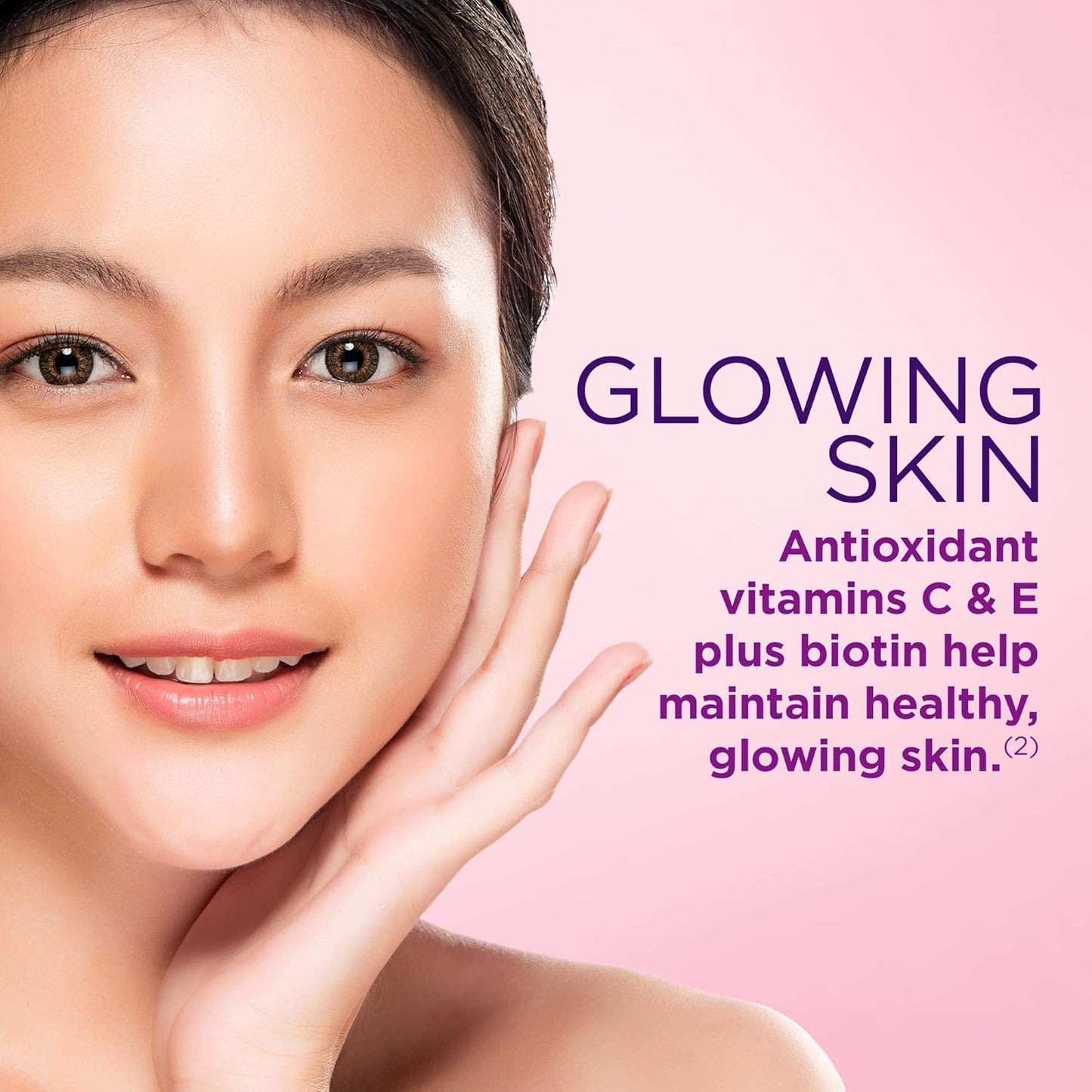 Nature's Bounty Hair, Skin & Nails Gummies with Biotin - 80 Count