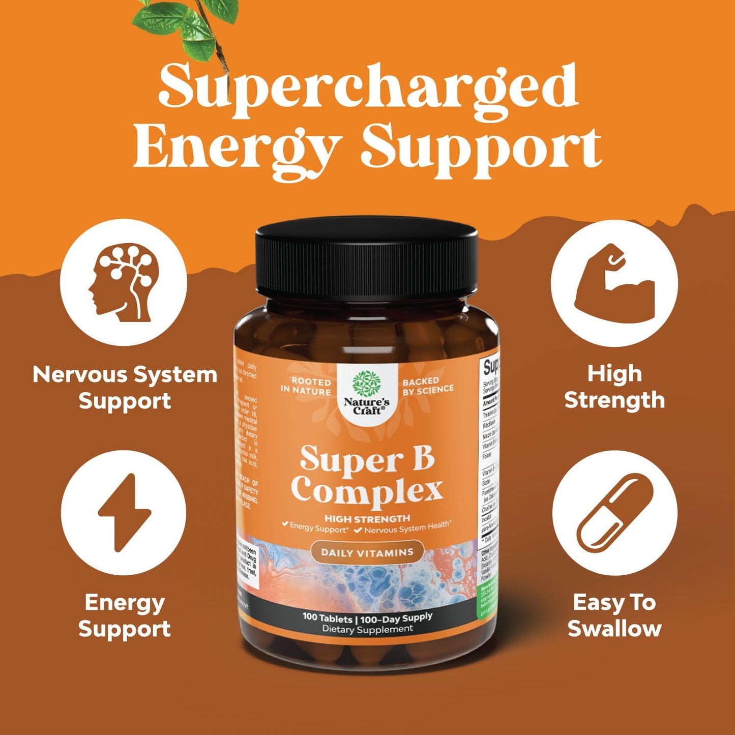 Natures Craft Eye Health and Vitamin B Complex Bundle for Adults: Supports Vision, Immune System, Mood, and Memory