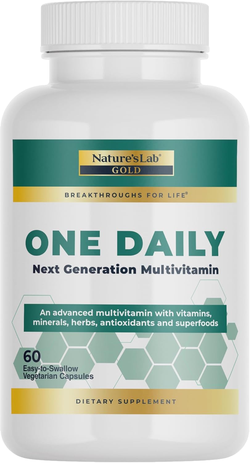 Nature's Lab CoQ10, Alpha Lipoic Acid, Acetly L Carnitine, and Multivitamin Supplement for Daily Health