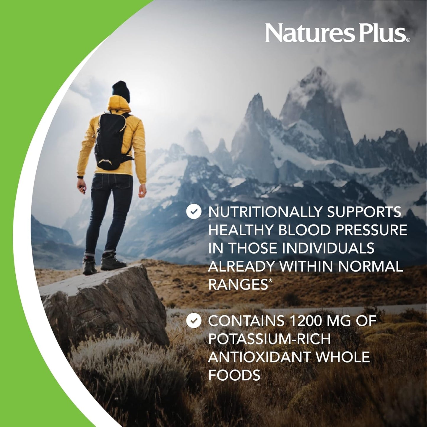Natures Plus AgeLoss Blood Pressure Support Tablets - 90 Count - Trans-Resveratrol, Whole Foods - Vegetarian, Gluten Free - 30 Servings