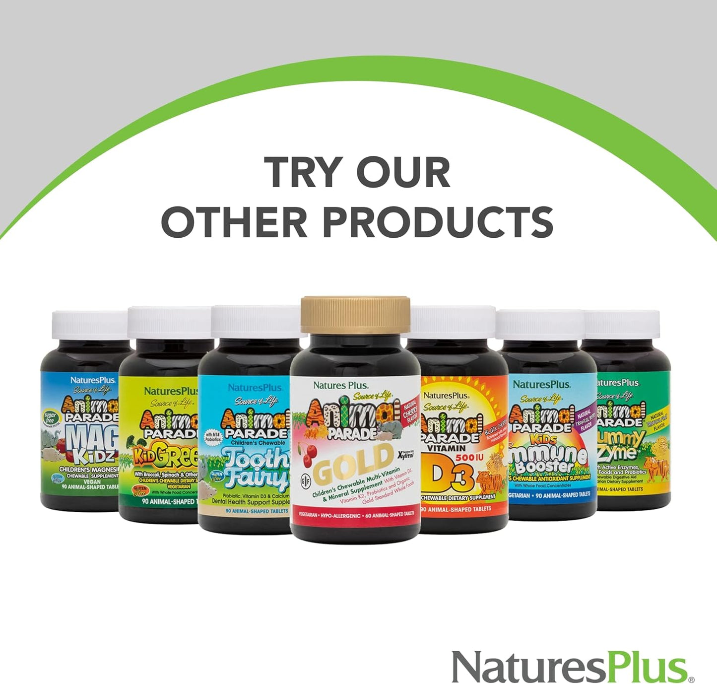 Natures Plus Animal Parade Liquid Gold - 16 Fl Oz, Natural Multivitamin for Kids