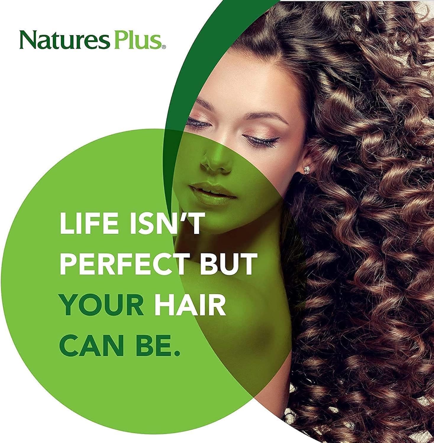 Natures Plus Biotin 10mg Supplement - 90 Tablets for Hair, Skin, and Nail Health