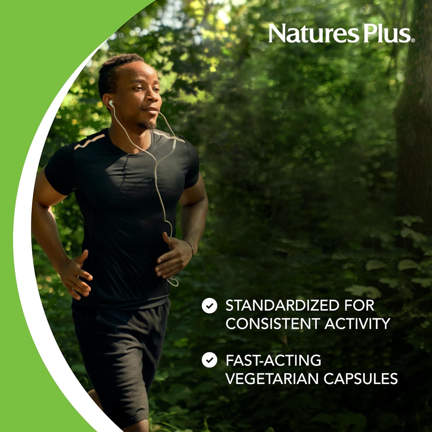 Natures Plus Coleus Forskohlii Herbal Actives Capsules - 60 Vegetarian Capsules - Gluten Free - 60 Servings