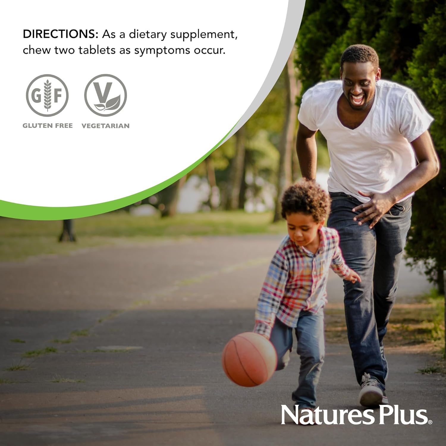 Natures Plus Nutri Zyme Chewable Tablets - Peppermint Flavor, Vegetarian Enzyme Supplement with Bromelain & Papain - Gluten-Free Digestive Aid - 90 Tablets