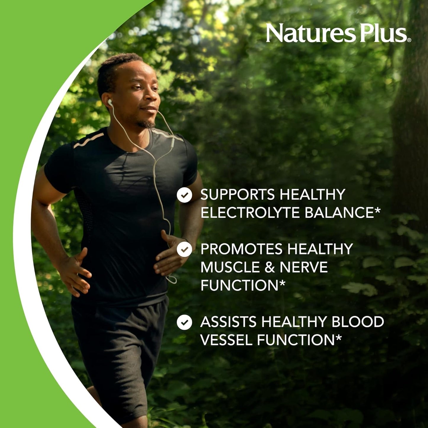 Natures Plus Potassium 99 mg Tablets - Promotes Electrolyte Balance & Well-Being - Gluten Free, Vegetarian - 90 Servings