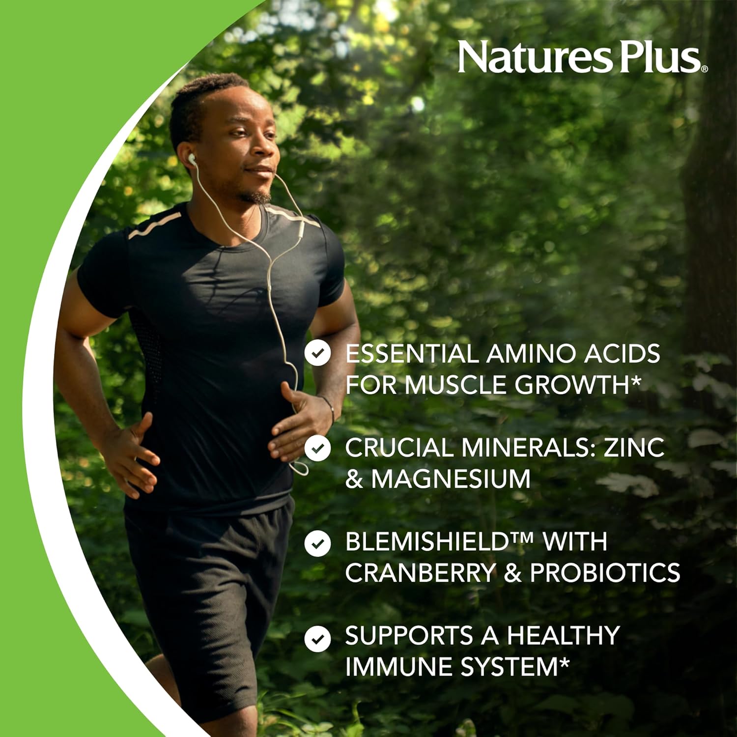 Natures Plus Power Teen for Him - 60 Chewable Tablets, Wild Berry - High-Potency Teen Multivitamin - Vegetarian, Gluten Free - 30 Servings