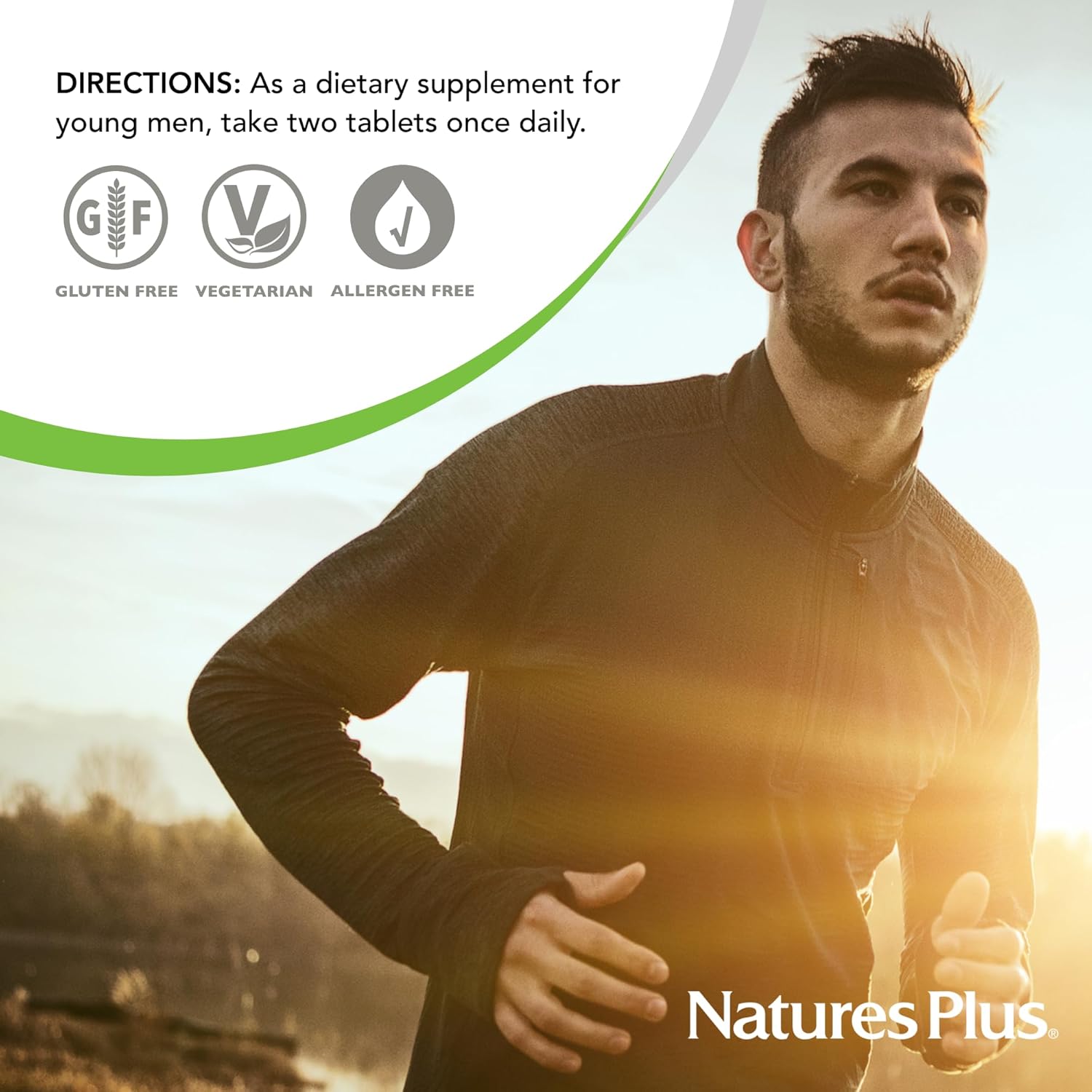 Natures Plus Power Teen for Him - 60 Chewable Tablets, Wild Berry - High-Potency Teen Multivitamin - Vegetarian, Gluten Free - 30 Servings