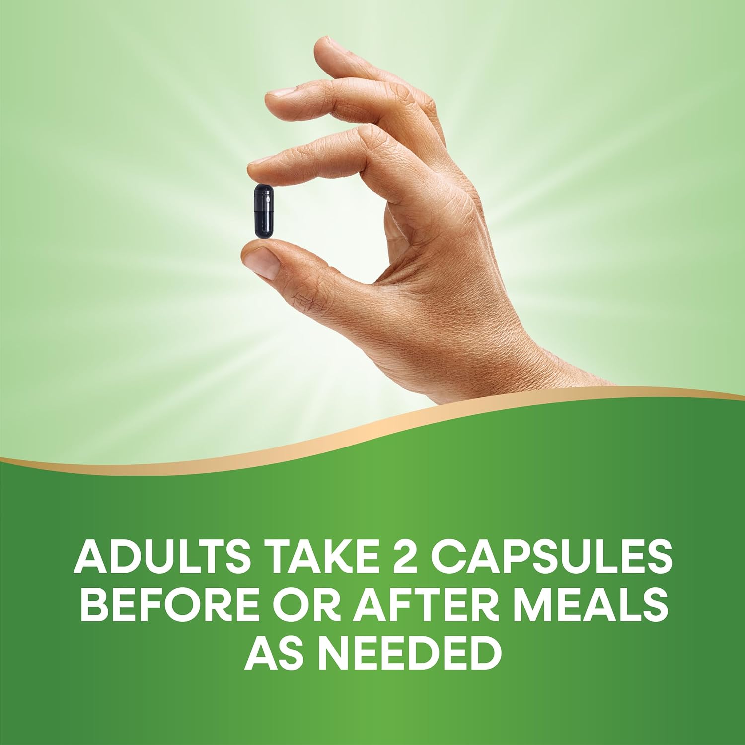 Nature's Way Activated Charcoal Capsules, 560mg for Digestive Tract Health, 360 Count