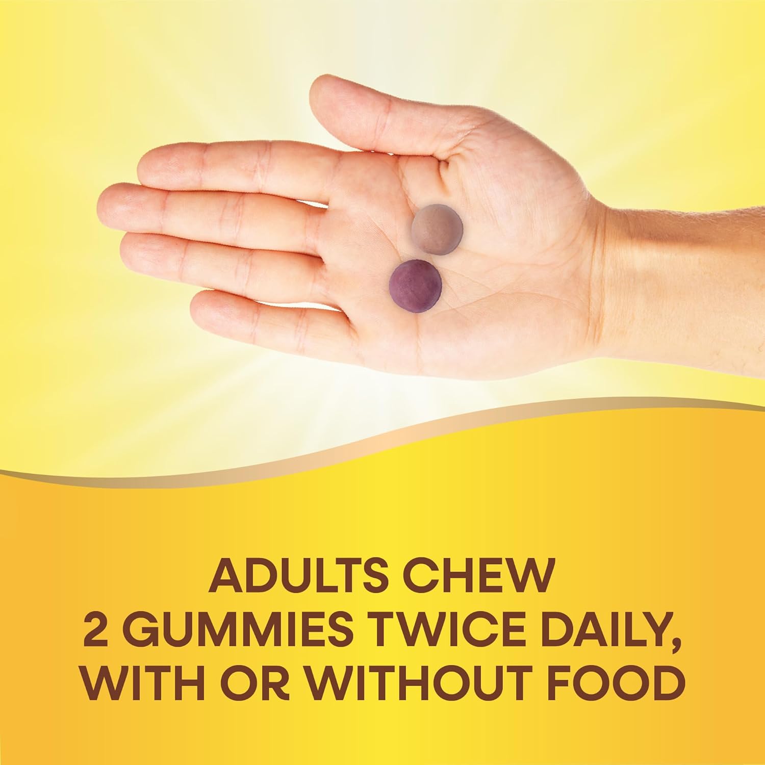 Nature's Way Alive! Daily Calcium & Vitamin D3 Gummies - Bone & Immune Support - Strawberry & Raspberry-Lemonade Flavored - 60 Gummies