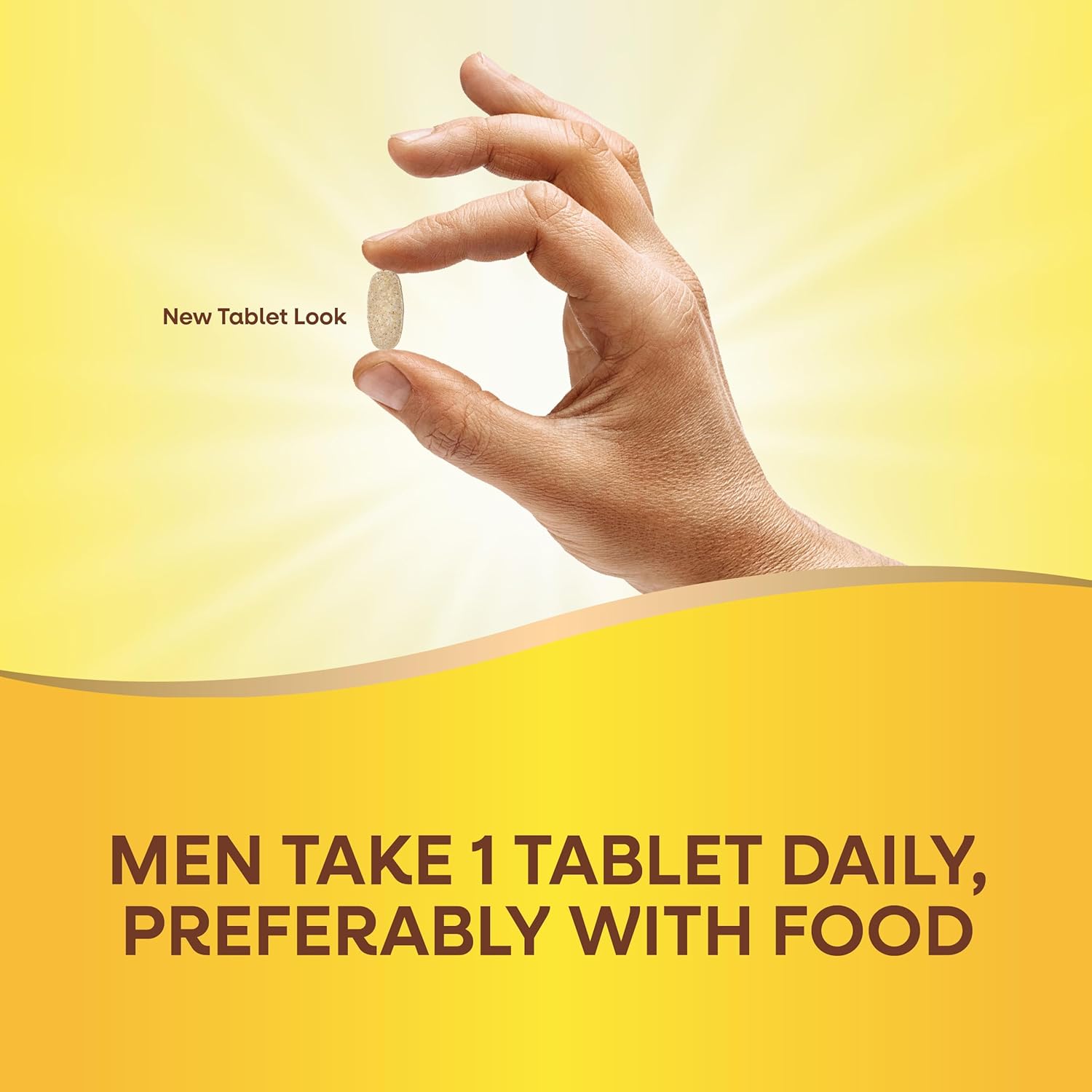 Nature's Way Alive! Men’s 50+ Complete Multivitamin - Supports Cellular Energy & Body Systems - High Potency B-Vitamins - Gluten-Free - 130 Tablets