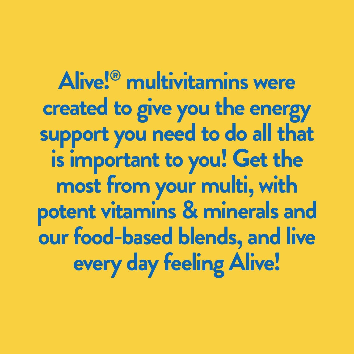 Nature's Way Alive Men's 50+ Complete Multivitamin with High Potency B-Vitamins, 50 Tablets - Daily Multivitamin for Men Over 50