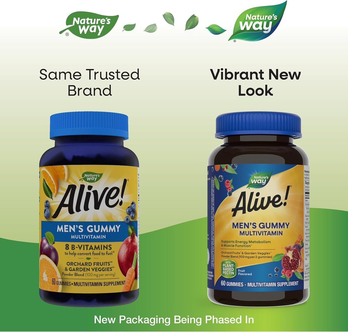 Nature's Way Alive! Men's Energy Complete Multivitamin - 50 Tablets, High Potency B-Vitamins
