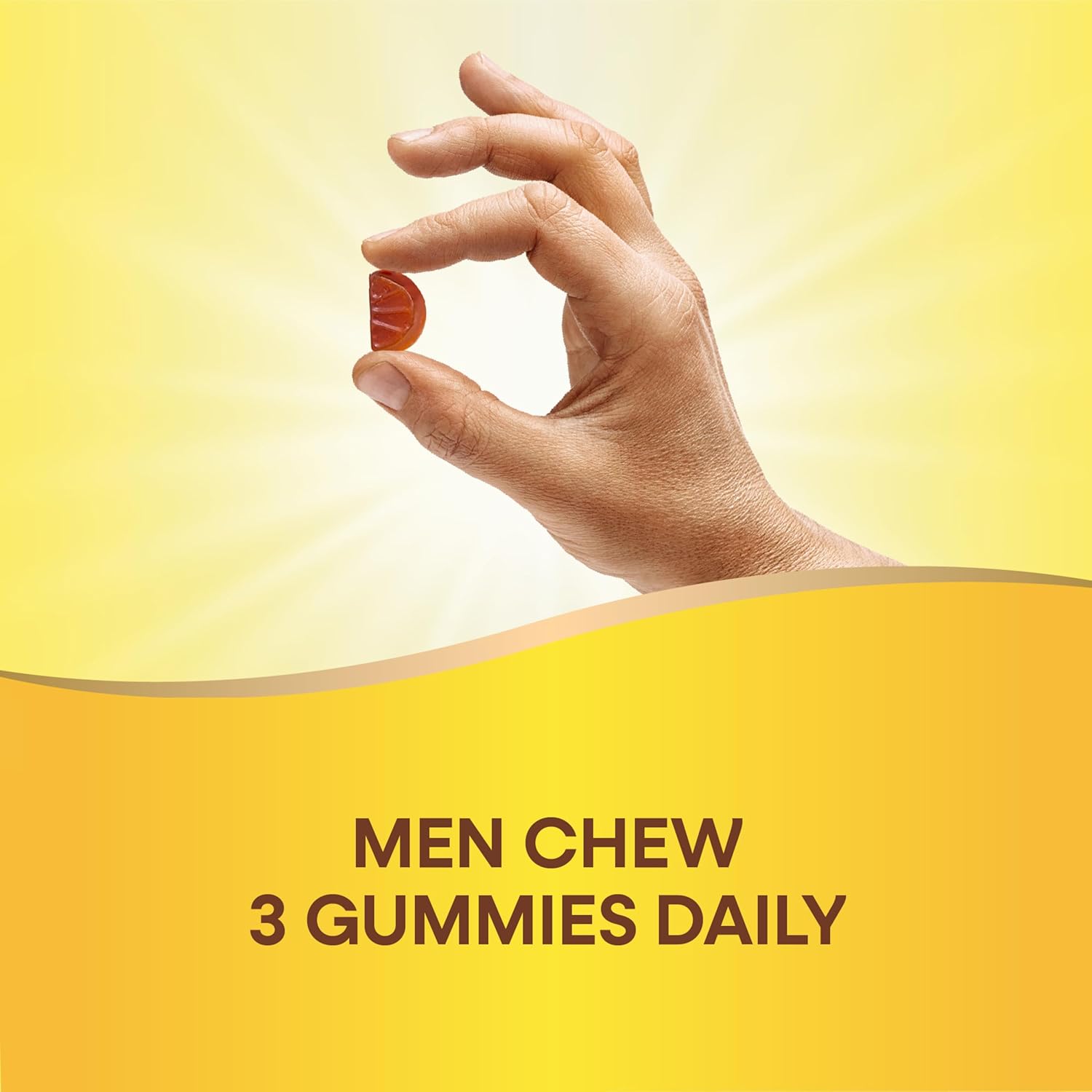Nature's Way Alive! Men's Premium Gummy Multivitamin with Full B-Vitamin Complex - 75 Gummies, Supports Heart & Muscle Health, Orange, Grape, and Cherry Flavored