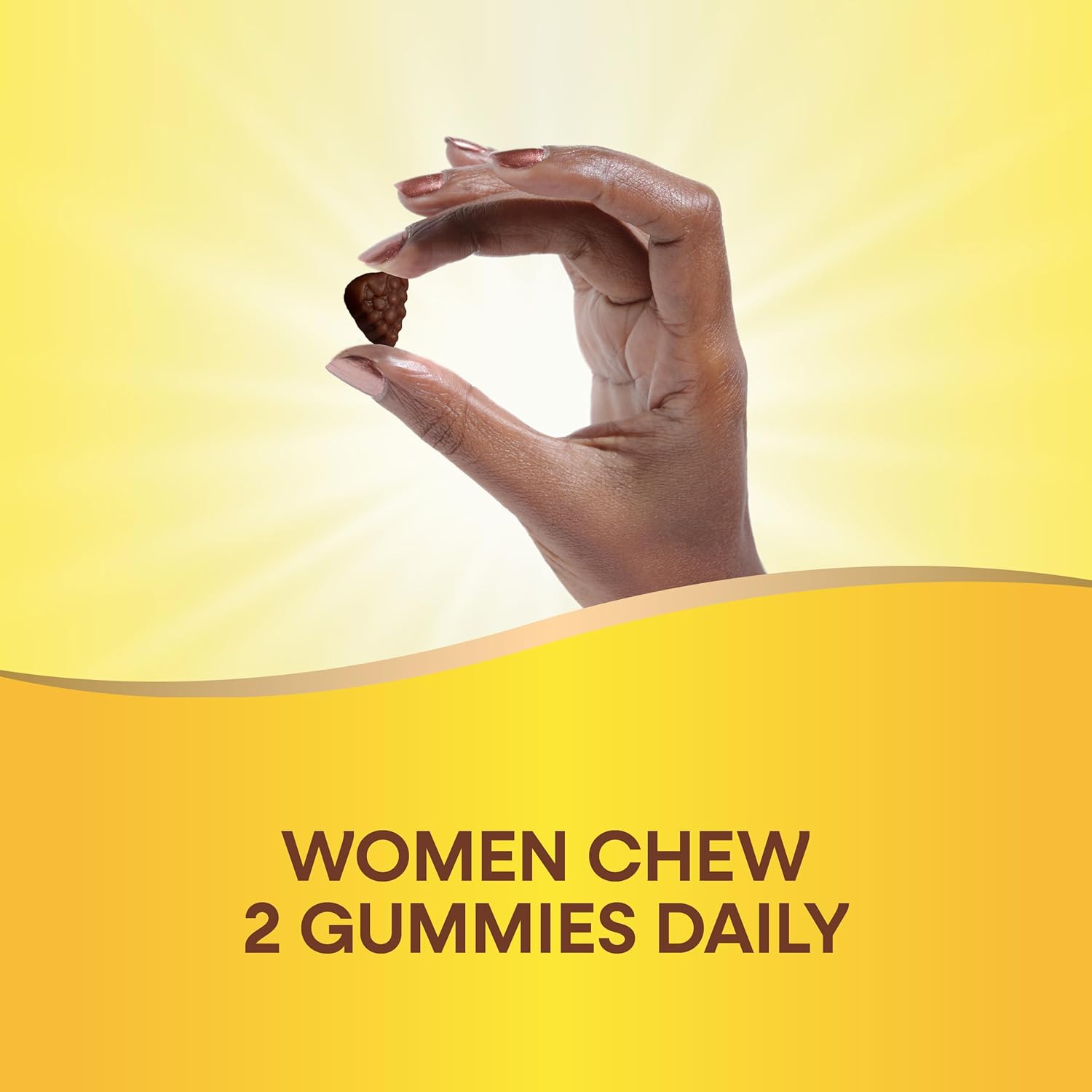 Nature's Way Alive! Women’s 50+ Daily Gummy Multivitamins - Supports Overall Health for Heart, Brain, & Bones - B-Vitamins, Mixed Berry Flavored - 130 Gummies
