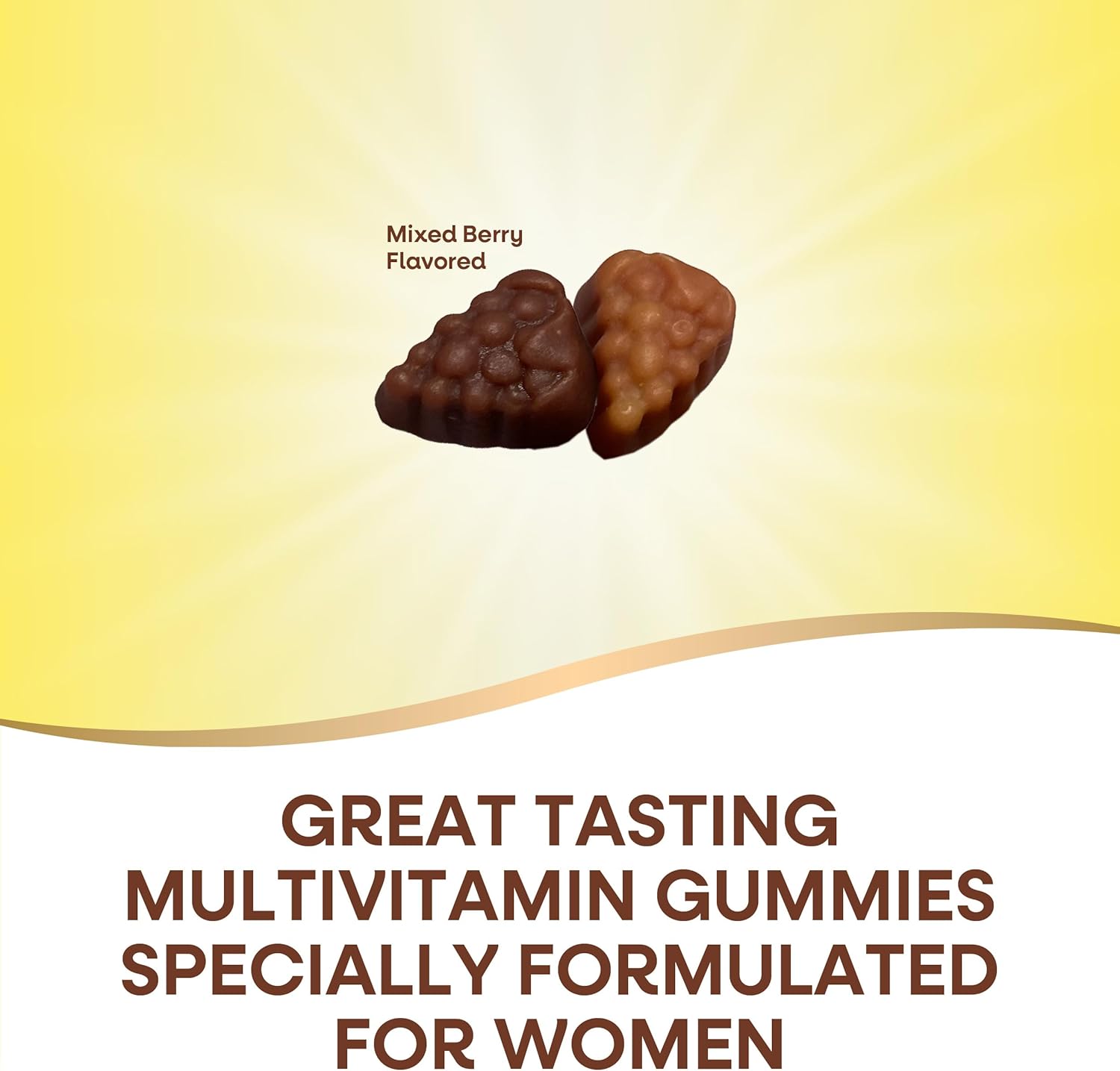 Nature's Way Alive! Women's Daily Gummy Multivitamins - 16 Vitamins & Minerals for Energy, Hair, Skin & Nails - Vegetarian Mixed Berry Flavored - 150 Gummies