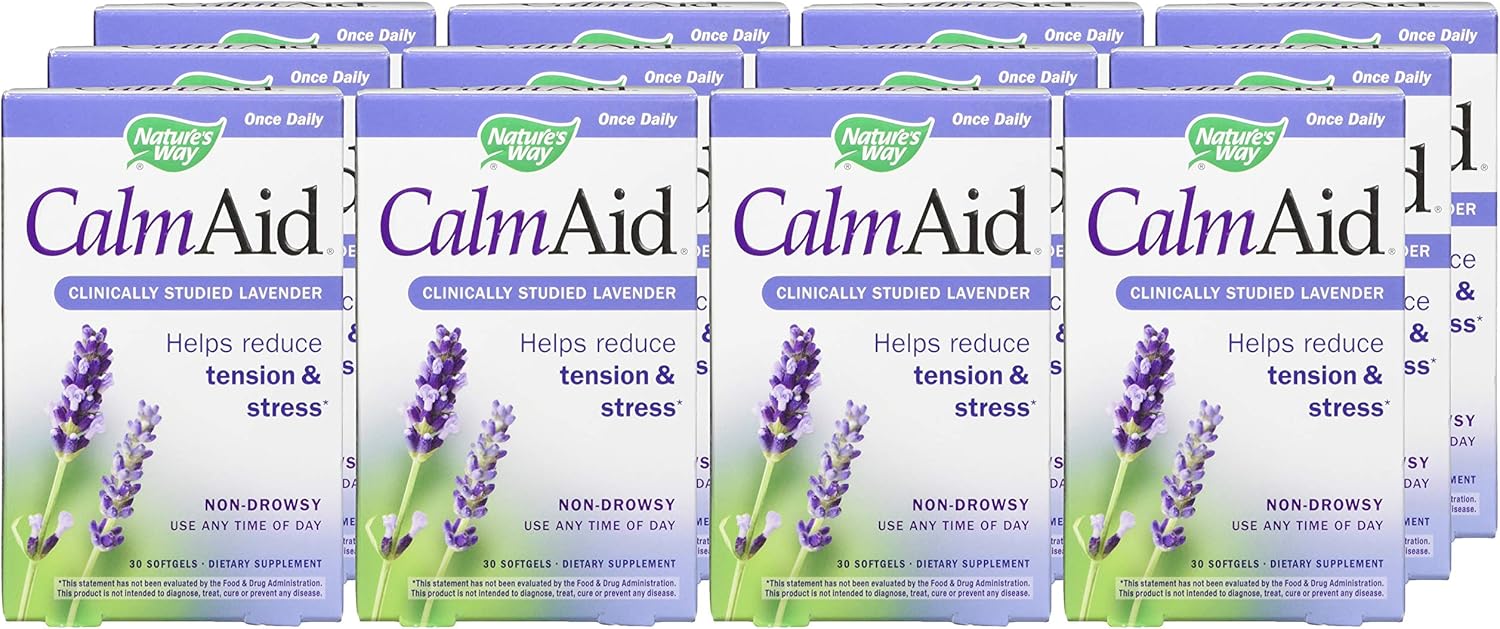 Nature's Way Calmaid - Lavender Supplement for Stress Relief (360 Capsules)