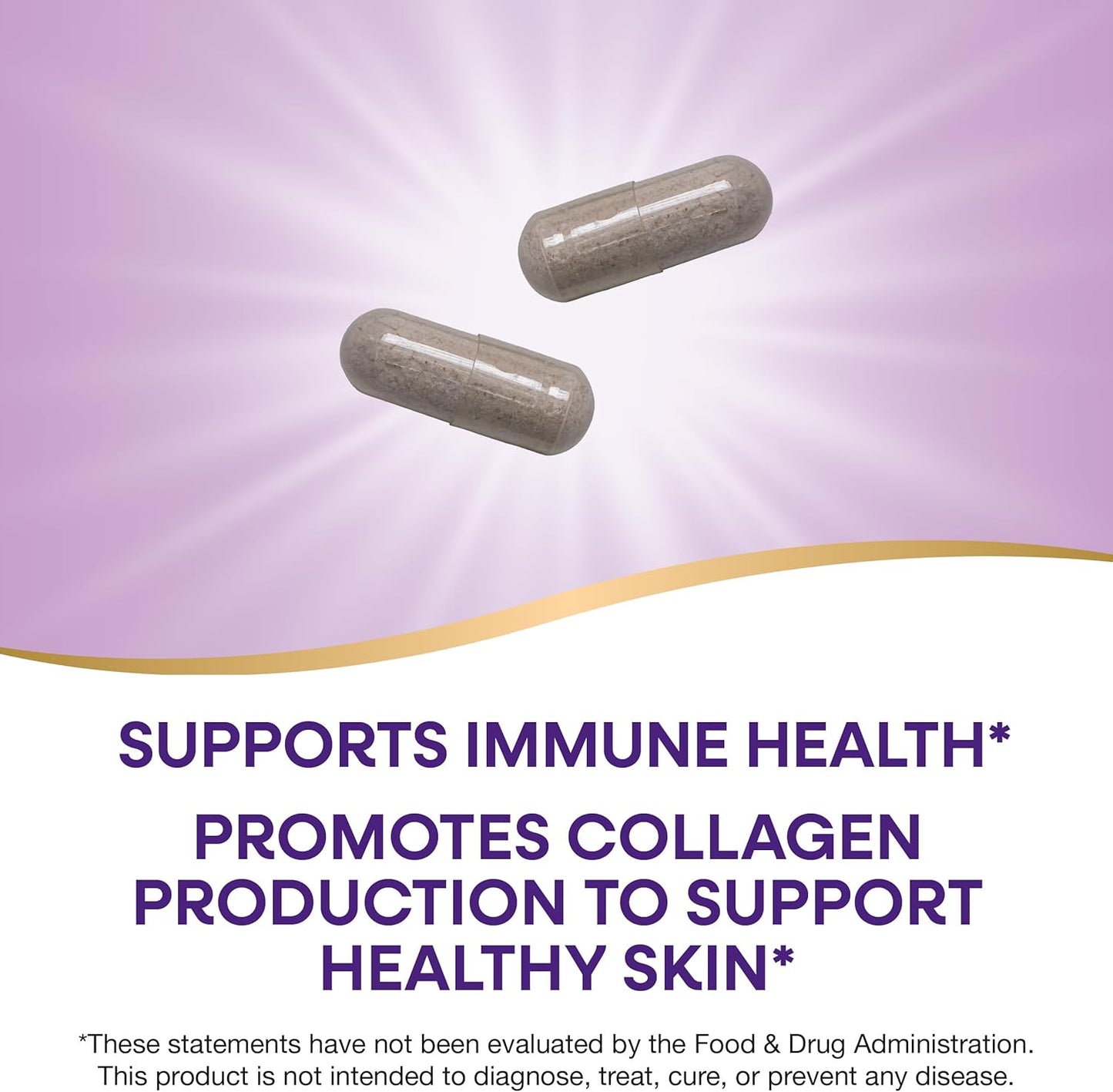 Nature's Way Vitamin C with Rose HIPS, 1,000 mg, 100 Capsules - Antioxidant & Immune Support for Healthy Skin