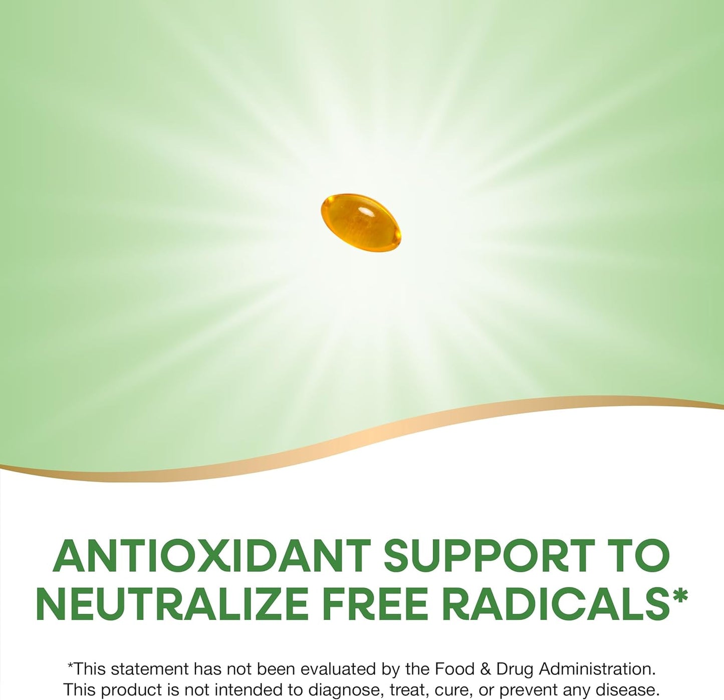 Nature's Way Vitamin E D-Alpha Tocopherol Softgels - 268mg per Serving - Antioxidant for Heart Health - Gluten Free - 100 Softgels (2 Pack)