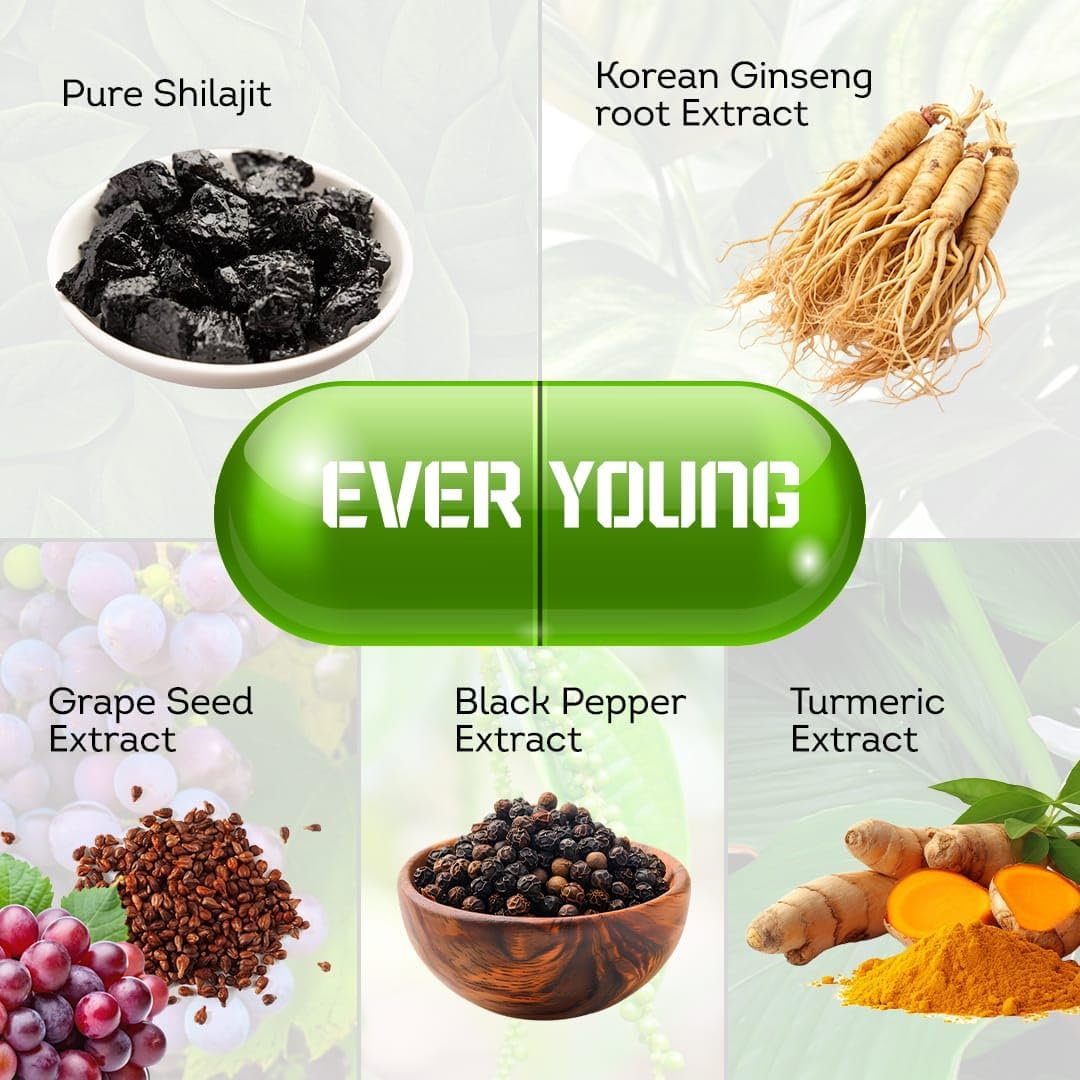 Naturesactiv Ever Young Ginseng Capsules - 60 Count