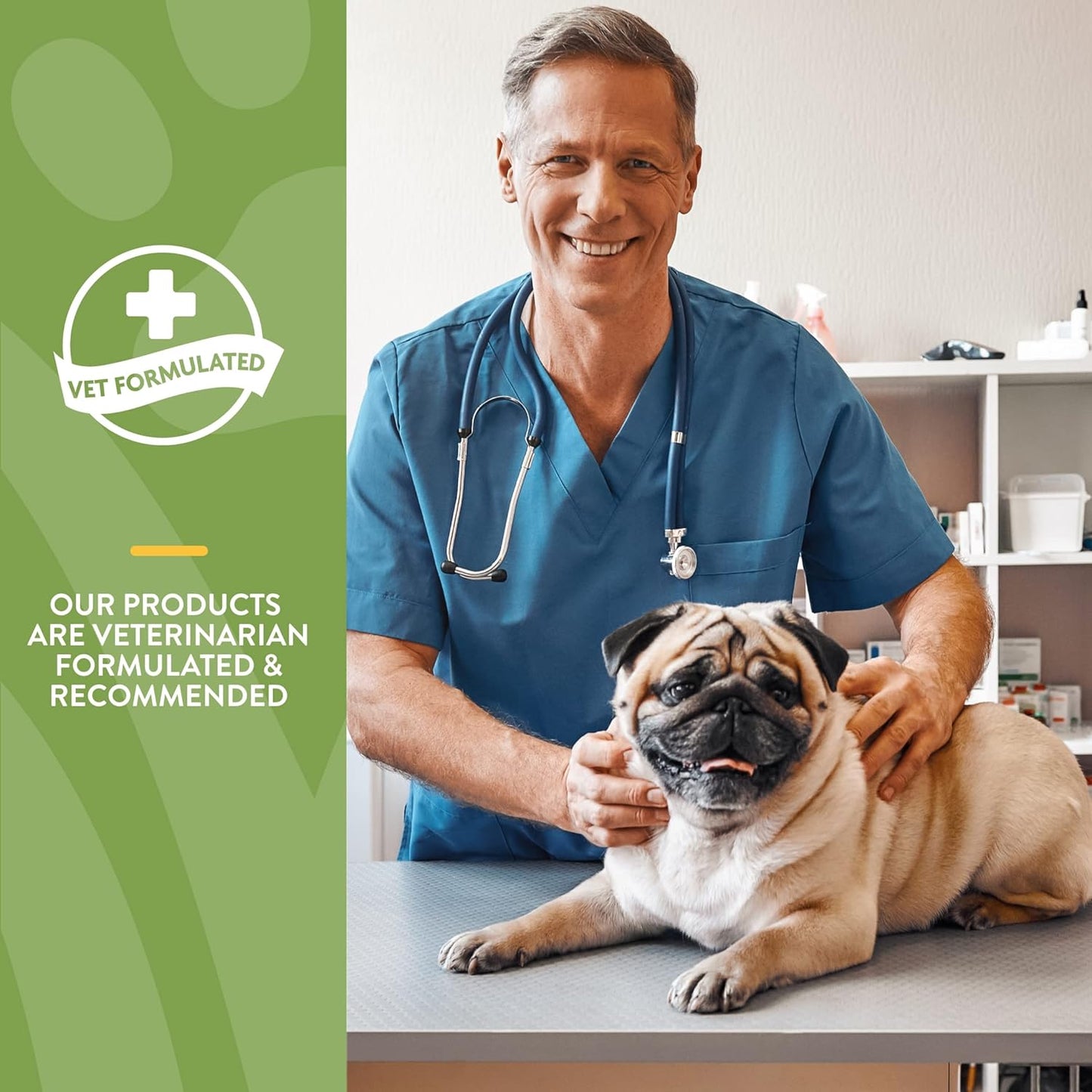 NaturVet Probiotic & Enzyme Supplement for Dogs - 120 Soft Chews - Supports Digestive Health & Anal Gland Function
