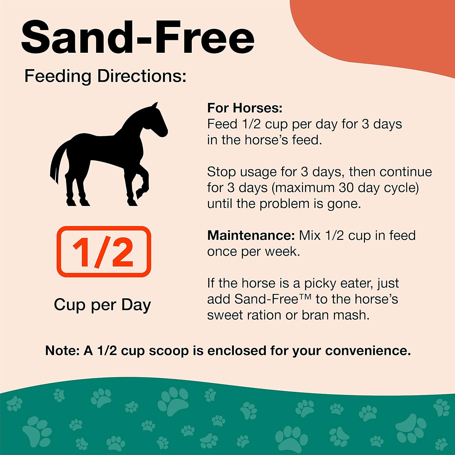 NaturVet Sand-Free Horse Powder 3 lbs Apple Flavor Intestinal Health Sand Removal Ventral Colon Support