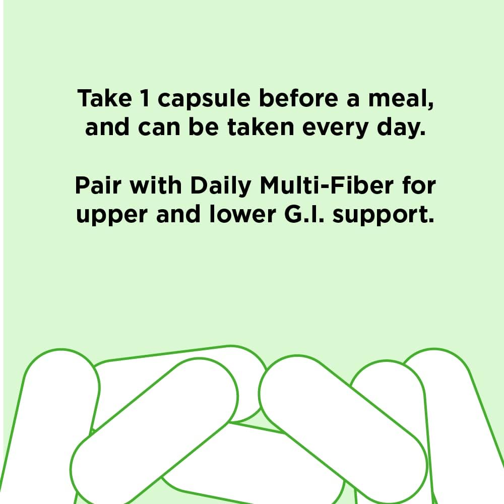 Nbpure Vegan Digestive Enzyme Complex for Men and Women - Supports Daily Digestion with 12 Enzymes and 3 Herbs, Including Lactase, Protease, Lipase, Ginger, Cinnamon, and Peppermint