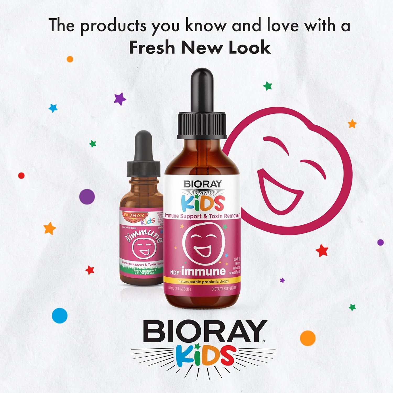 NDF Immune 2 Fl Oz by BIORAY - Natural Detoxification and Immune Support Formula