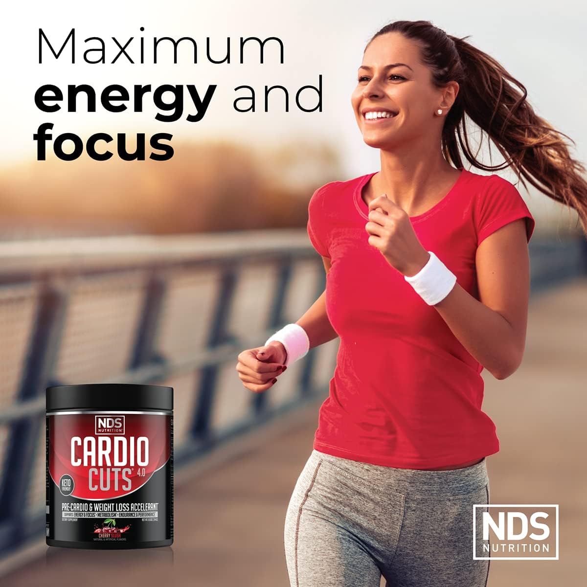 NDS Nutrition Cardio Cuts 4.0 - Cherry Slush Flavor - 8.6 oz. Jar