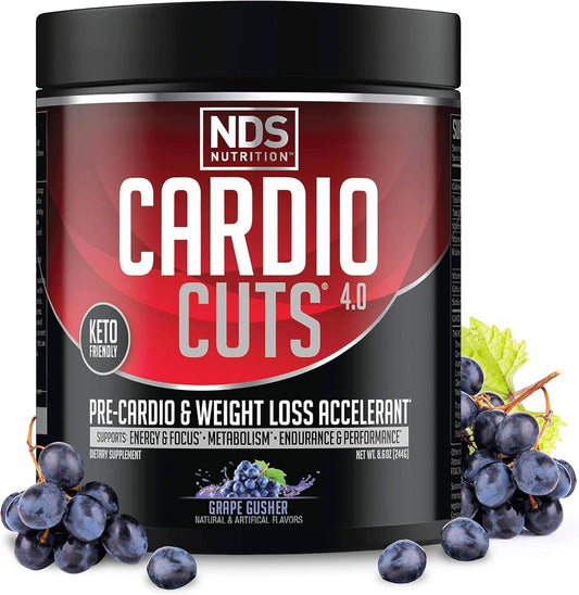 NDS Nutrition Cardio Cuts 4.0 Grape Gusher - 20 Servings, Single Pack