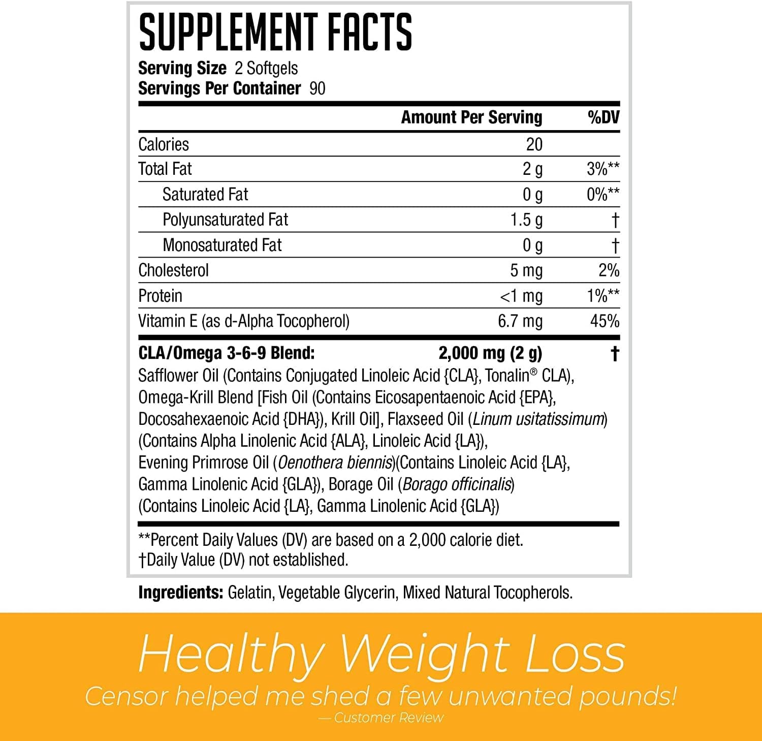 NDS Nutrition Fat Loss and Body Toner Supplement - CLA, Fish Oil, Safflower, Omega 3-6-9 Blend - 180 Softgels - Boost Energy, Metabolism, Health
