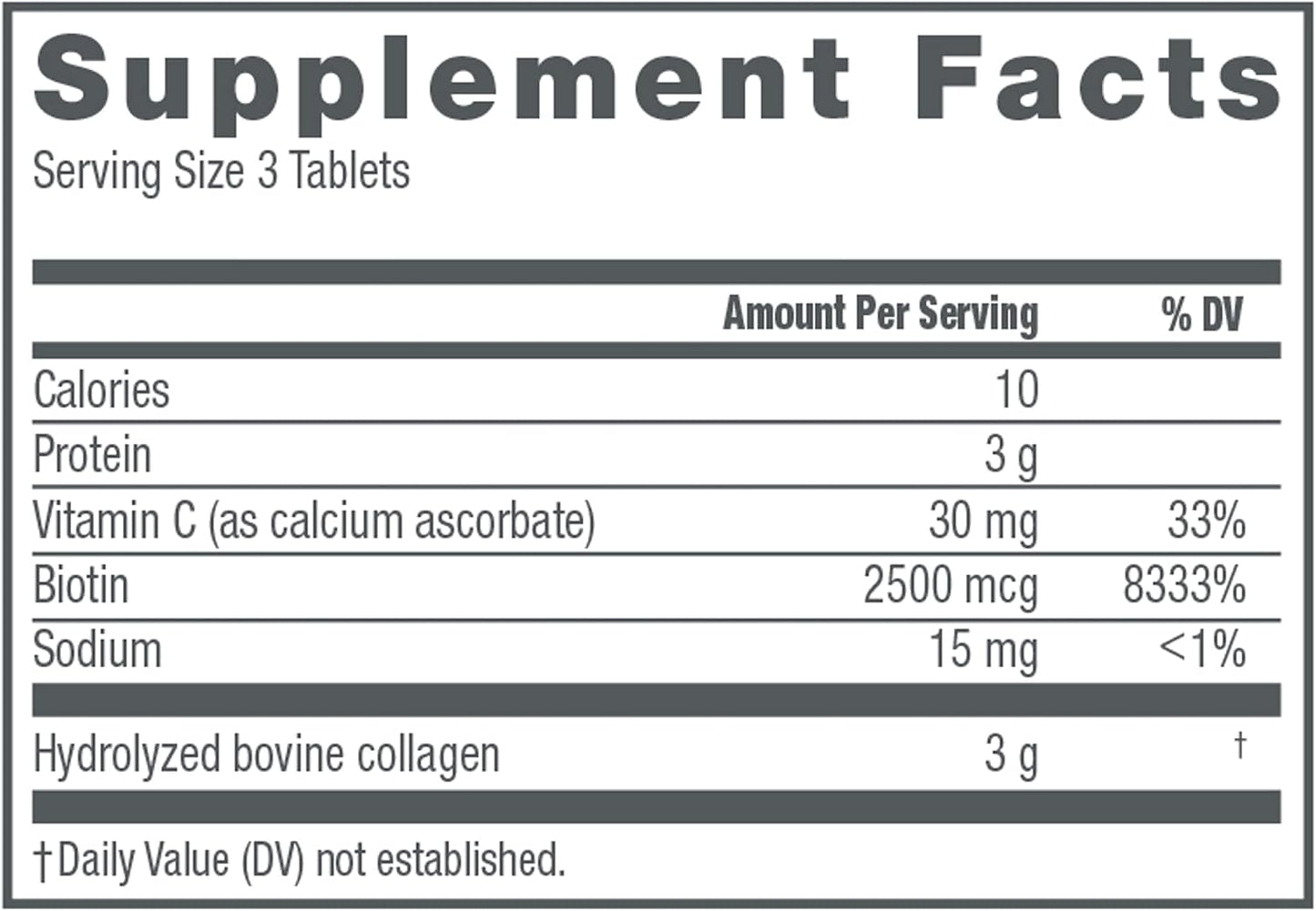 NeoCell Super Collagen Tablets with Vitamin C, Biotin, and Antioxidants - 270 Count Bottle for Skin, Hair, and Nails Support