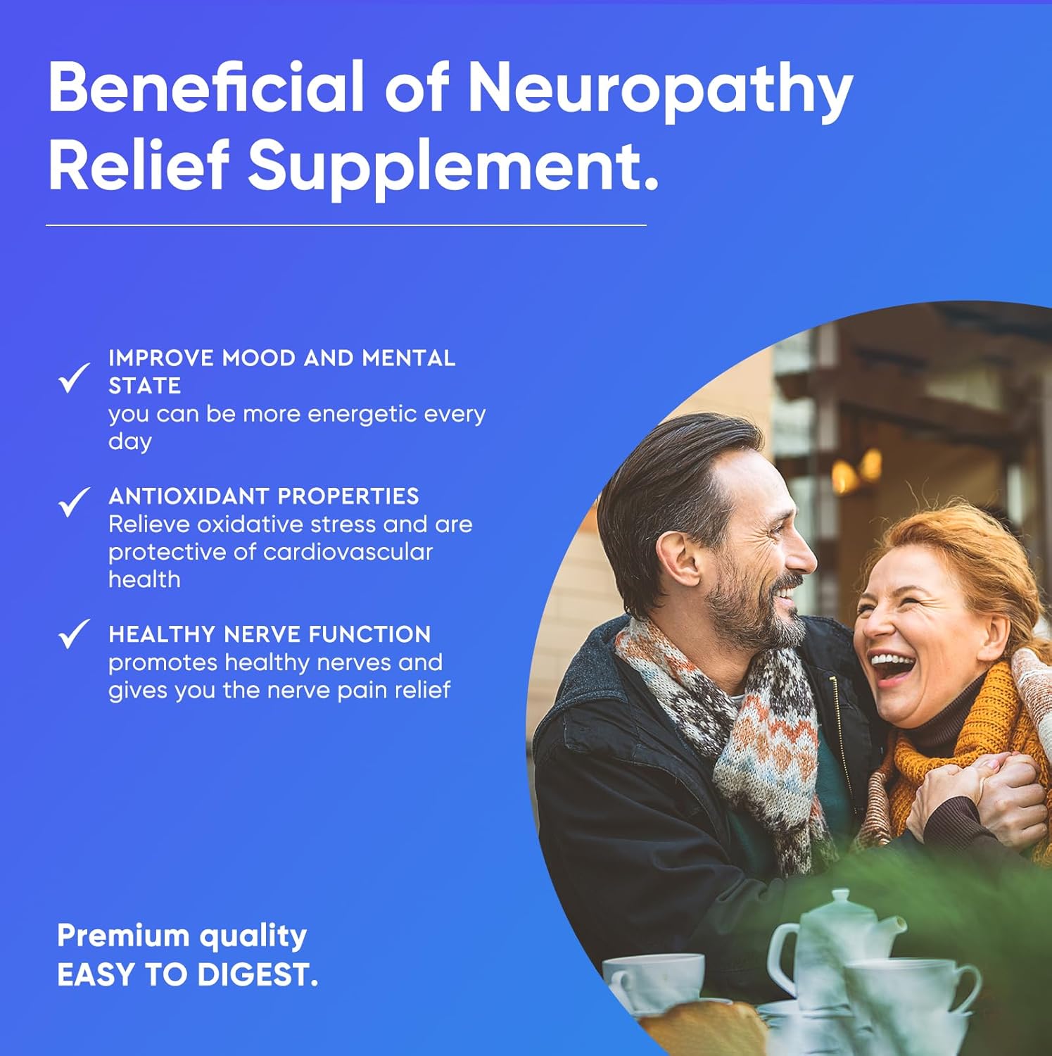 Nerve Savior for Neuropathy - Advanced Nerve Health Supplement with Alpha Lipoic Acid-Benfotiamine - 120 Capsules