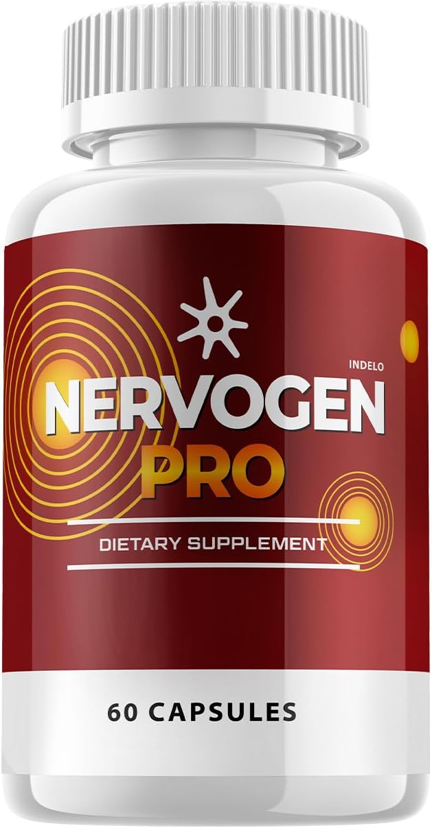 Nervogen Pro Capsules - Advanced Formula Dietary Supplement for Neuropathy with Vitamin C & Zinc - 60 Capsules