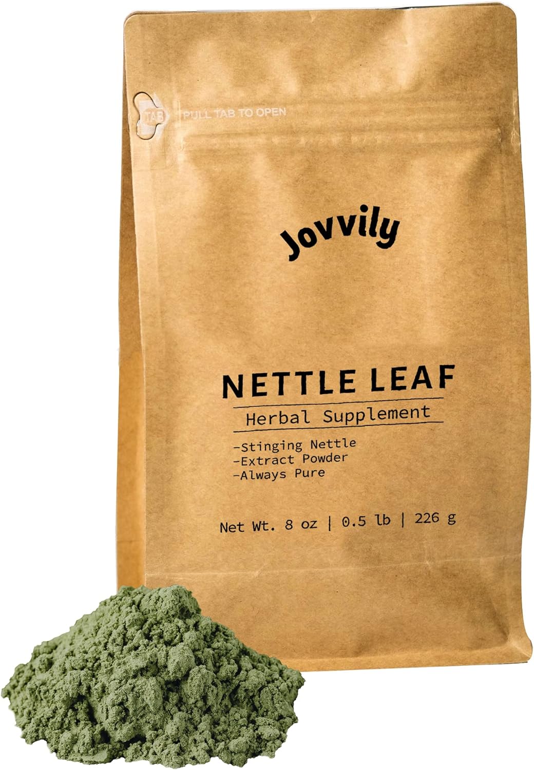 Nettle Leaf Powder and Burdock Root Bundle - Herbal Supplements & Teas in Different Sizes