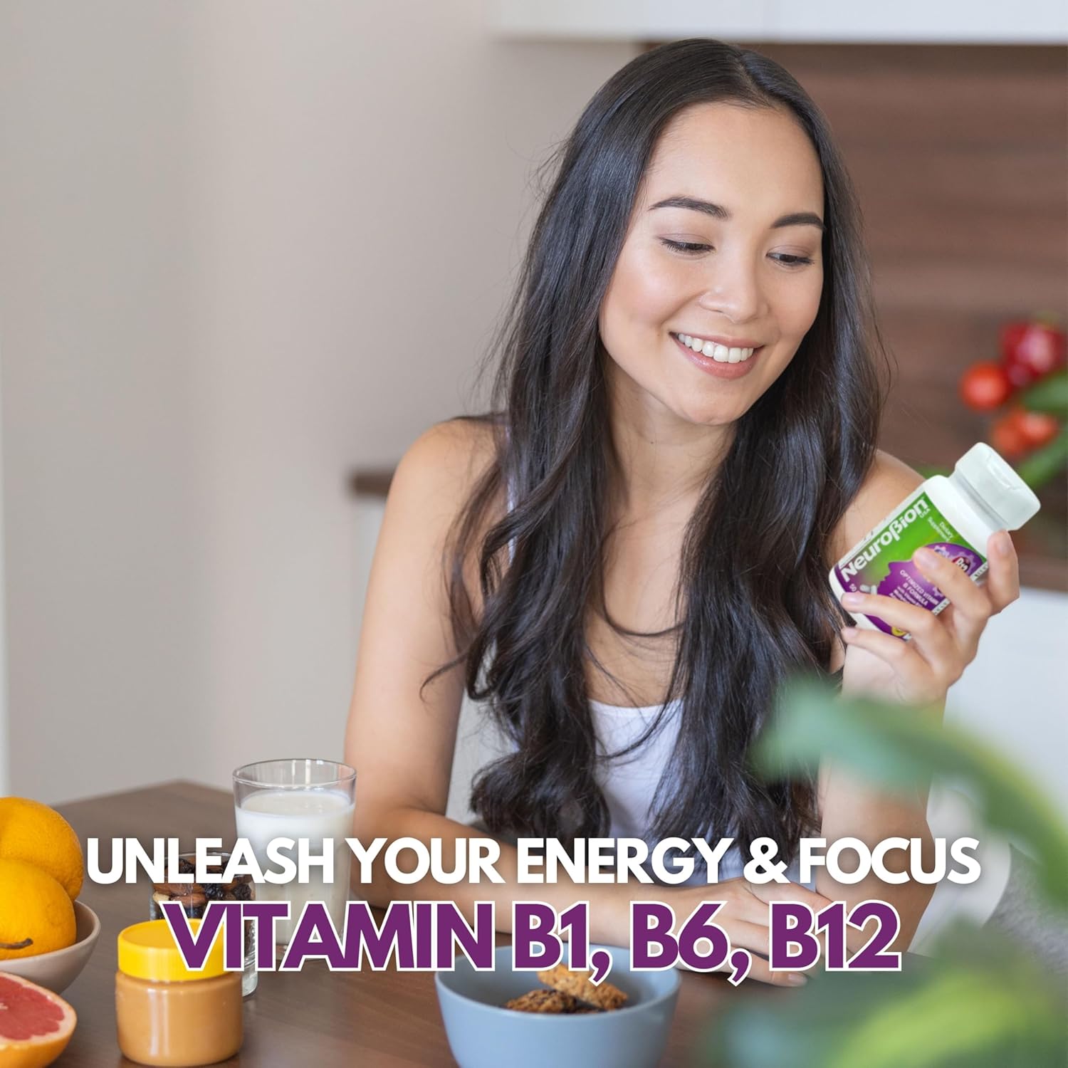 Neurobion Classic Formula B12 Methylcobalamin Dietary Supplement - 50 Capsules, Optimized Formula