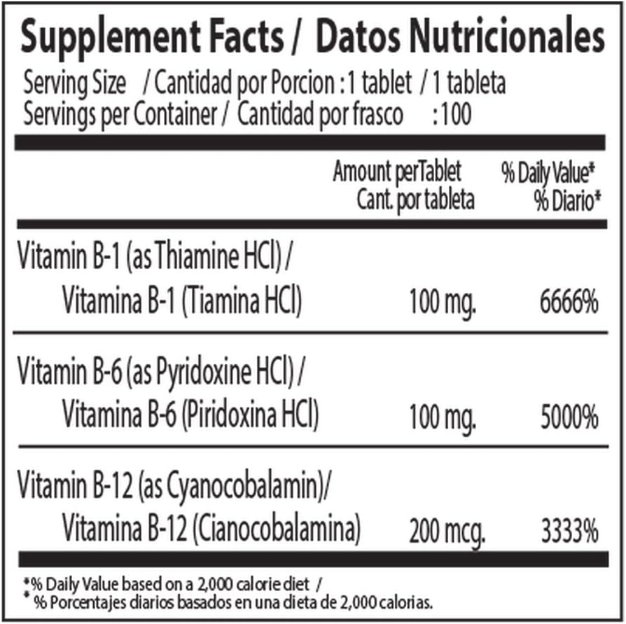 Neurobion Energy and High Potency Dietary Supplement with Amino Acids, Vitamins B1-B6, B12, and Zinc