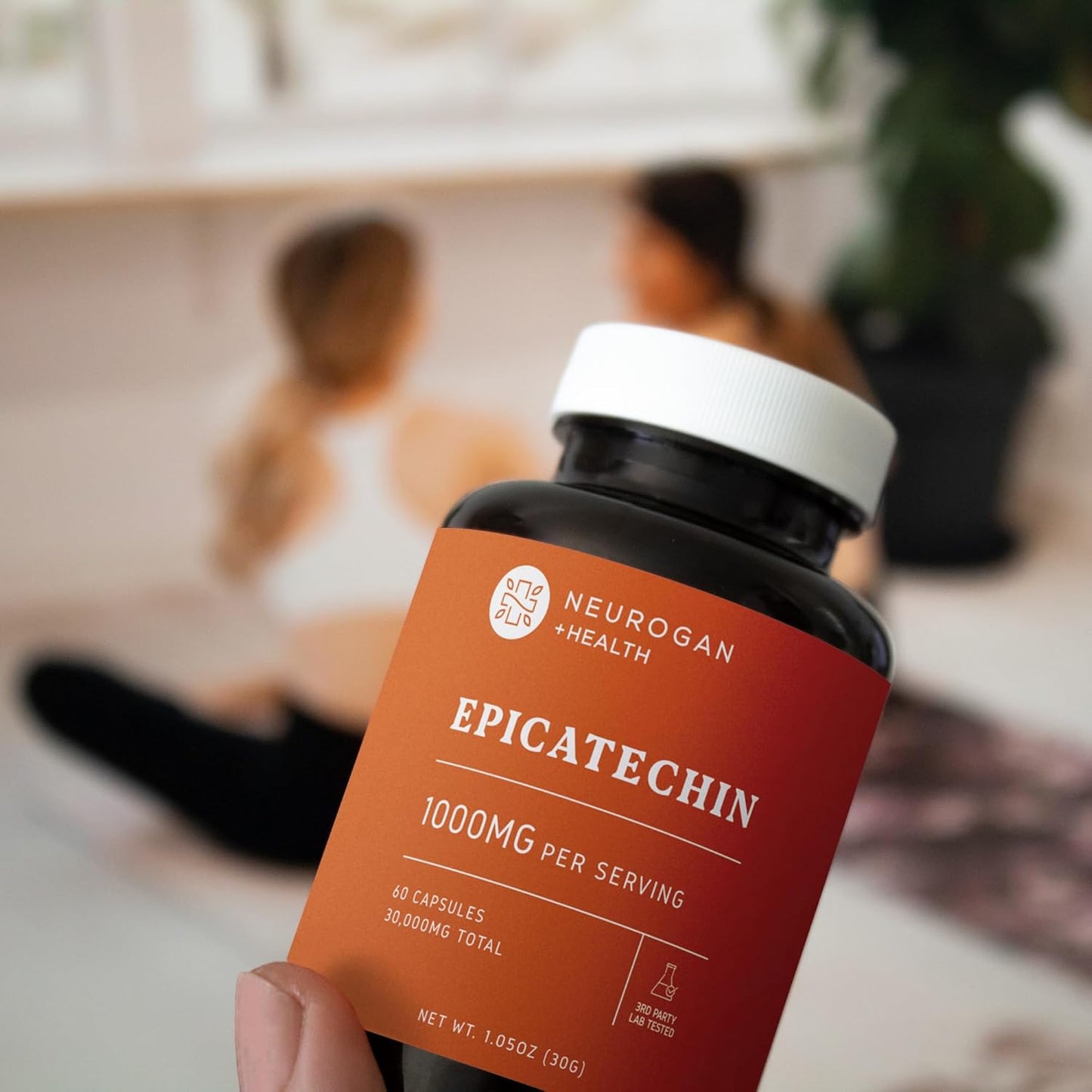 Neurogan Epicatechin Capsules 500mg - Nitric Oxide & Muscle Development Support - Athletes Performance Edge - 60ct, Made in USA