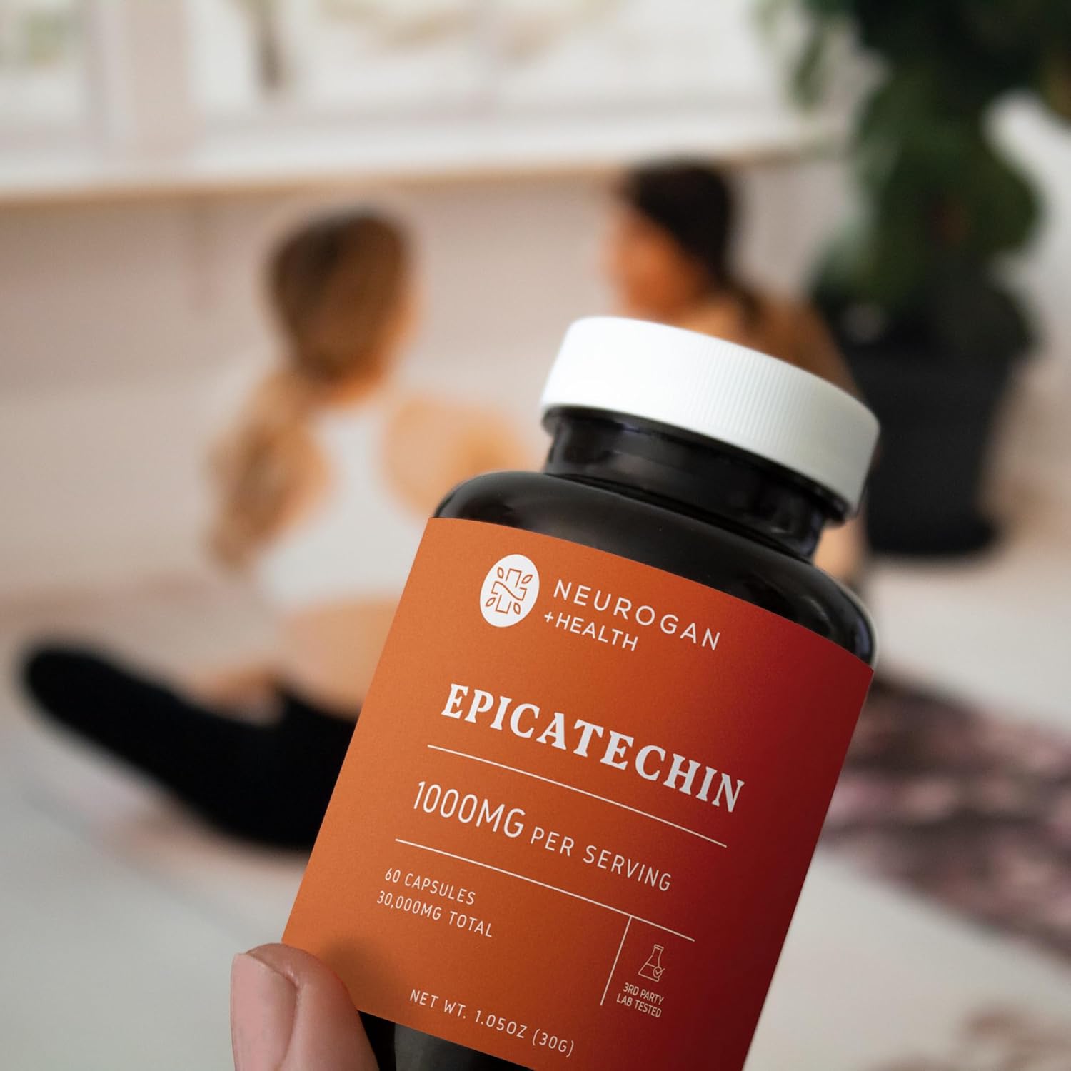 Neurogan Epicatechin Capsules 500mg - Nitric Oxide & Muscle Development Support - Athletes Performance Edge - 60ct, Made in USA